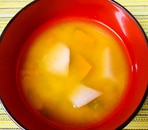 里芋とかぼちゃのお味噌汁